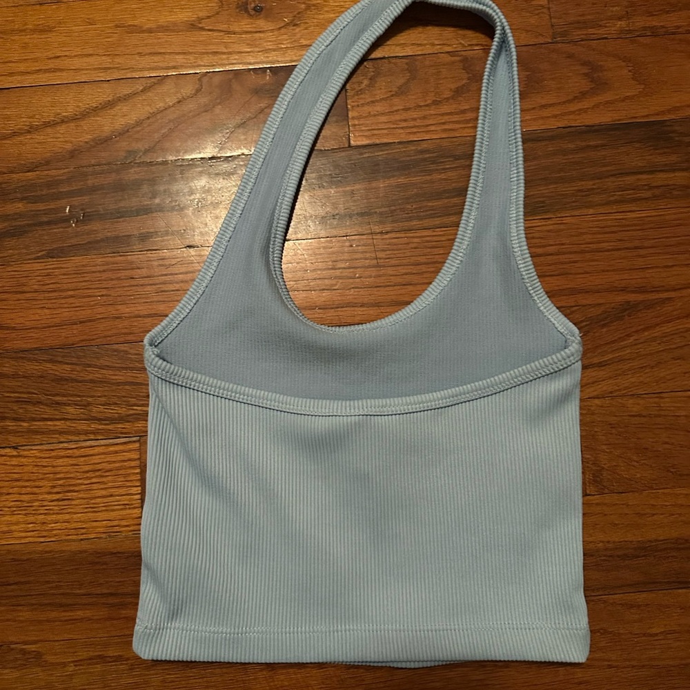 H&M Light Blue Ribbed Tank Top - Picture 2 of 2